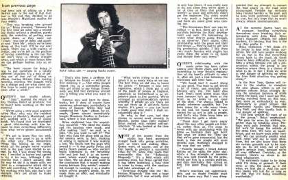 Newspaper review: Queen live at the City Hall, Newcastle, UK [03.12.1979]