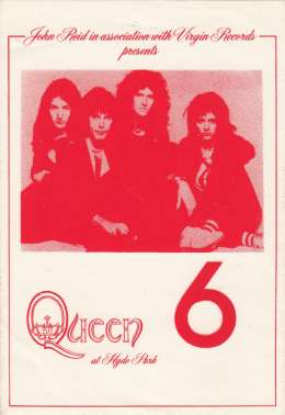Pass for the Queen concert at Hyde Park on 18.09.1976