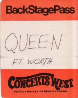 Forth Worth 10.12.1977 pass