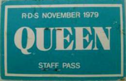 Dublin 22.11.1979 staff pass