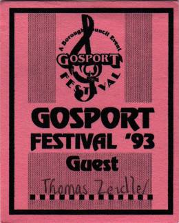 Gosport 29.07.1993 guest pass