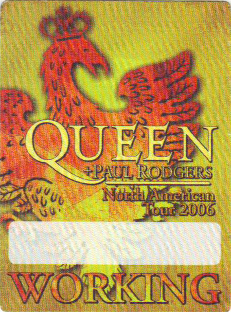 US tour 2006 working pass