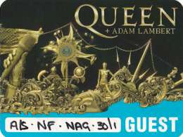 Guest pass for the Queen concert in Nagoya on 30.01.2020