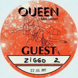 Guest pass for the Queen + Adam Lambert concert in Amsterdam on 02.07.2022