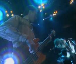 Concert photo: Brian May + John Deacon live at the Royal Albert Hall, London, UK (The Prince's Trust Rock Gala) [06.06.1988]