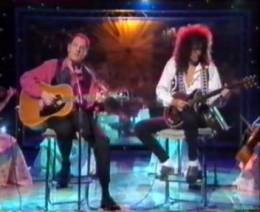 Guest appearance: Brian May live at the LWT Studios, London, UK (Richard Digance Show)