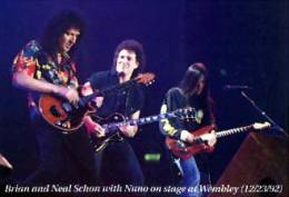 Guest appearance: Brian May live at the Wembley Arena, London, UK (with Extreme)