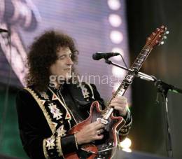 Concert photo: Brian May live at the Fyllingen, Tromso, Norway (46664 festival) [11.06.2005]