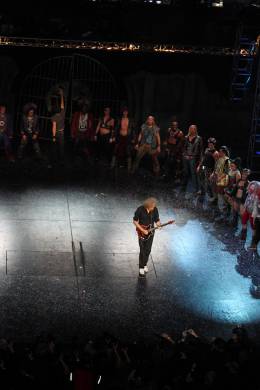 Guest appearance: Brian May live at the Theater des Westens, Berlin, Germany (WWRY musical premiere)