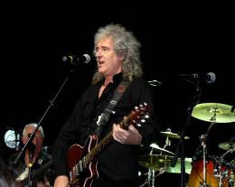 Concert photo: Brian May live at the Clapham Grand, London, UK (with SAS Band at the Freddie Mercury Tribute concert) [25.11.2011]