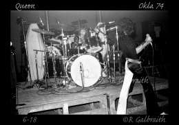 Concert photo: Queen live at the Fairgrounds Appliance Building, Oklahoma City, OK, USA [19.04.1974]