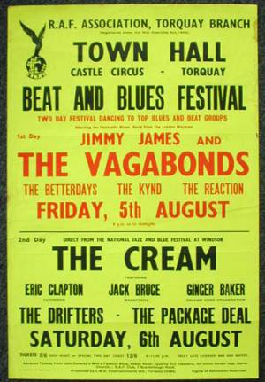 Poster - The Reaction in Torquay on 05.08.1966