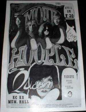 Poster - Queen in Kansas City on 17.04.1974