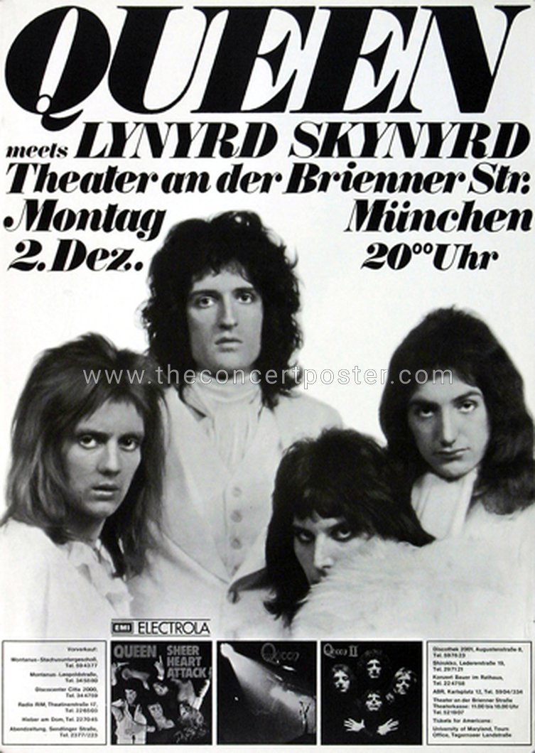 Queen in Munich on 02.12.1974