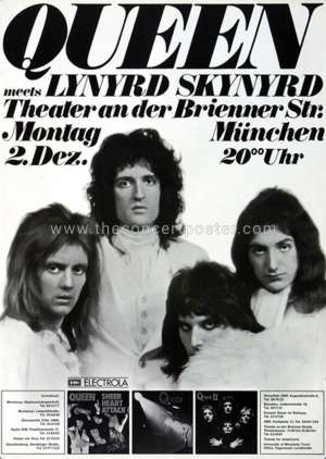 Poster - Queen in Munich on 02.12.1974