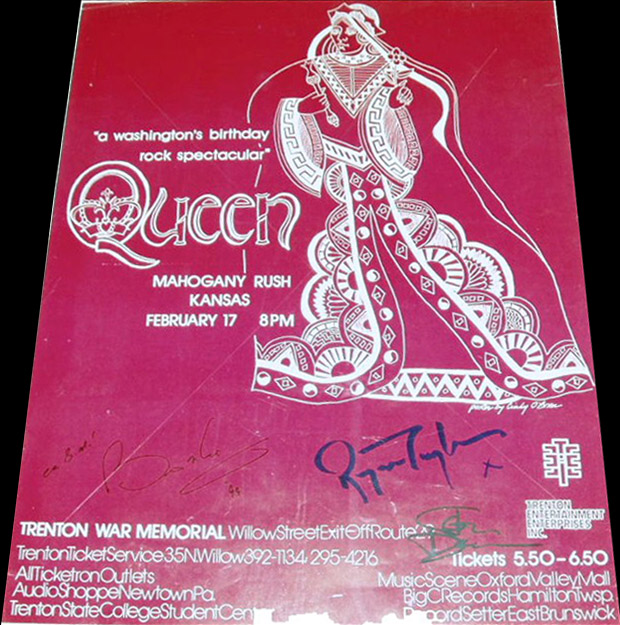 Queen in Trenton on 17.02.1975