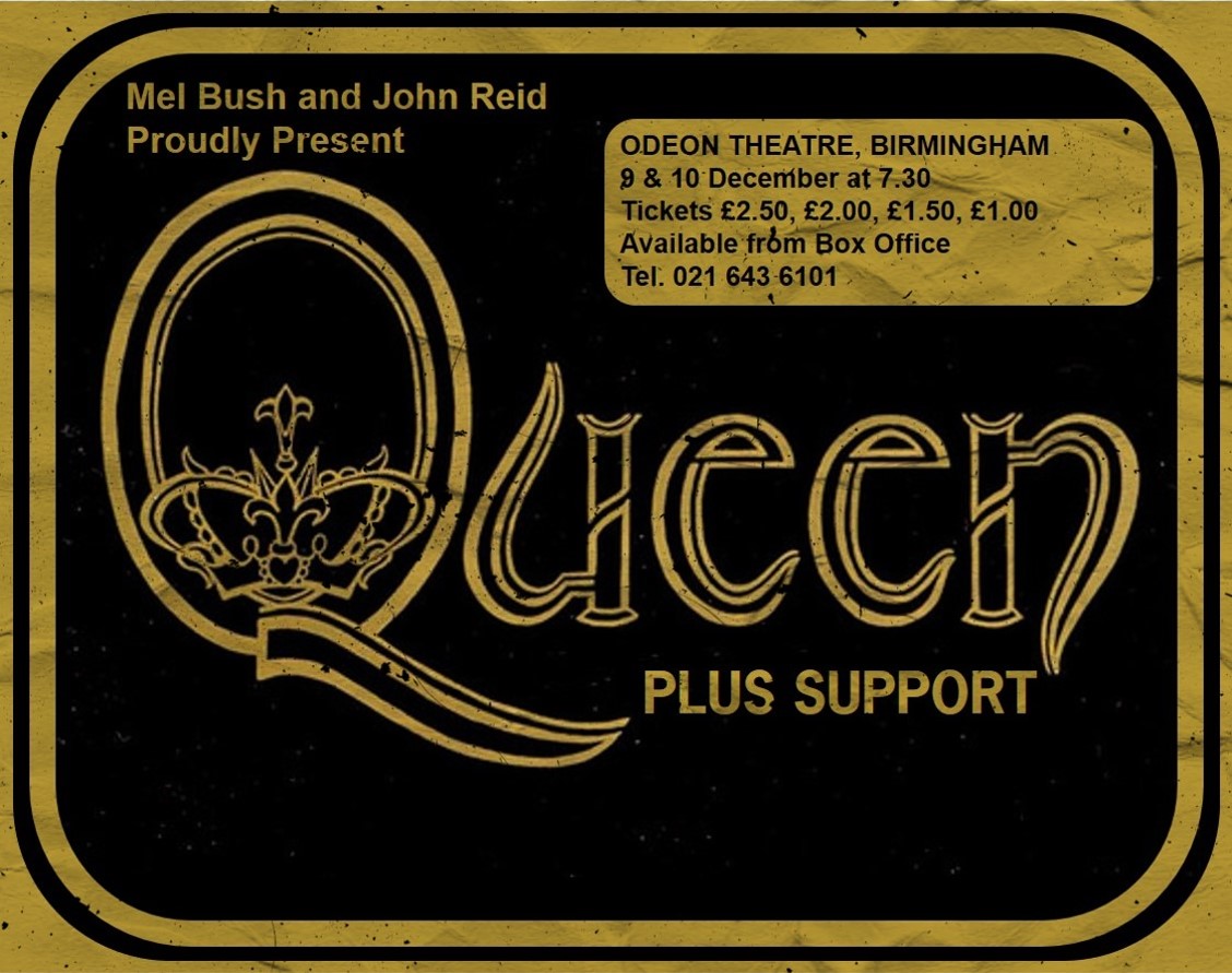 Queen in Birmingham on 09.12.1975