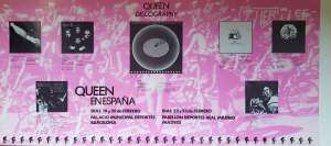 Poster - Queen in Barcelona and Madrid in February 1979