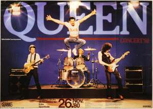 Poster - Queen in Cologne on 26.11.1980