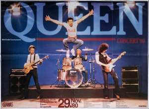 Poster - Queen in Essen on 29.11.1980