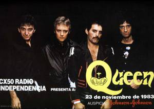 Poster - Queen in Uruguay on 23.11.1983 [cancelled concert]