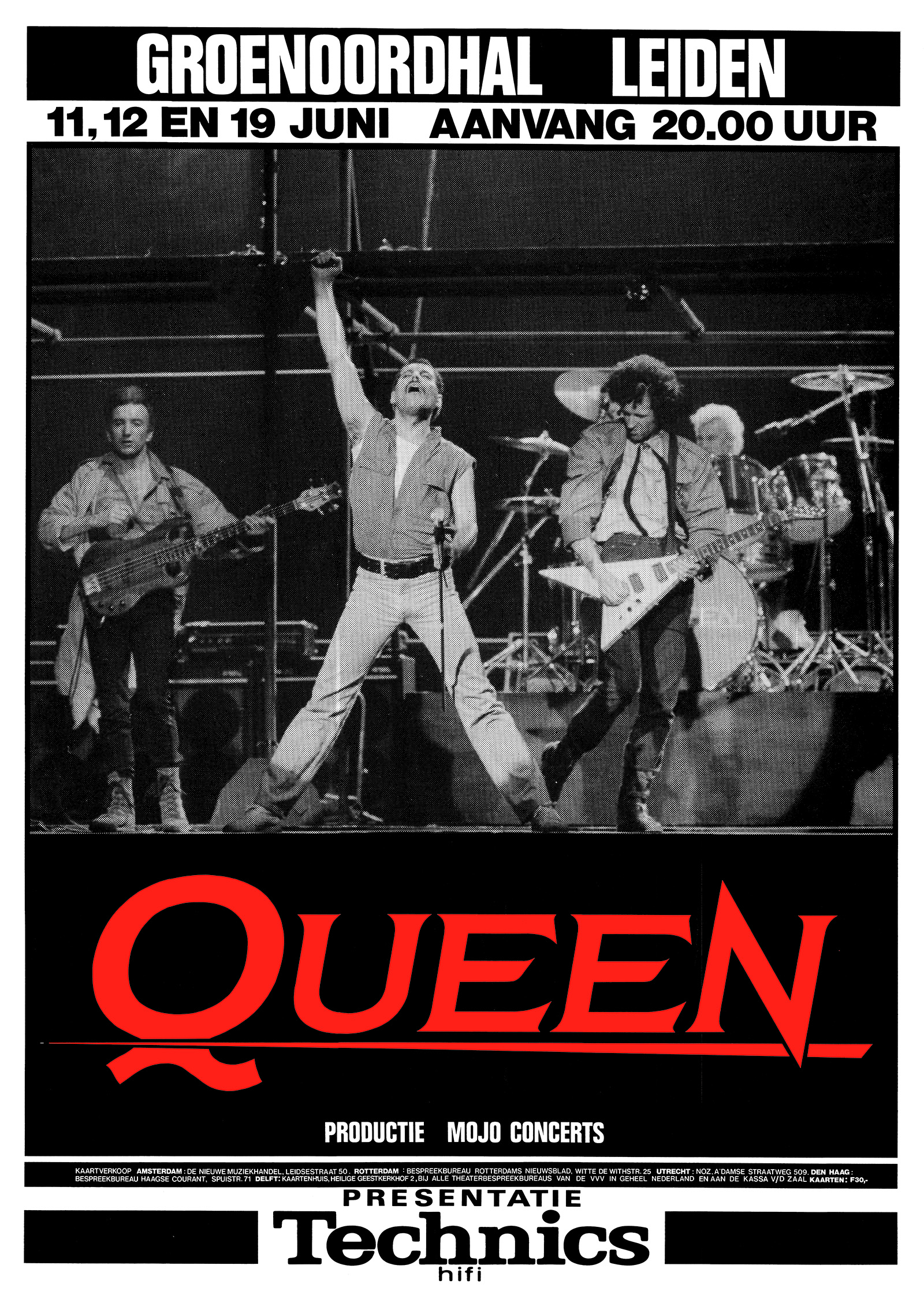 Queen in Leiden on 11.-12.06.1986