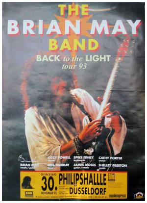 Poster - Brian May in Düsseldorf on 30.11.1993