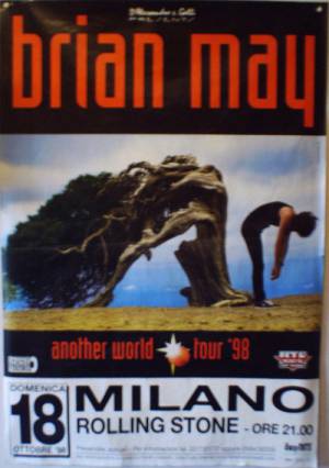Poster - Brian May in Milan on 18.10.1998