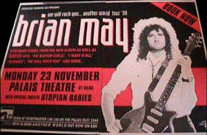 Poster - Brian May in Melbourne on 23.11.1998
