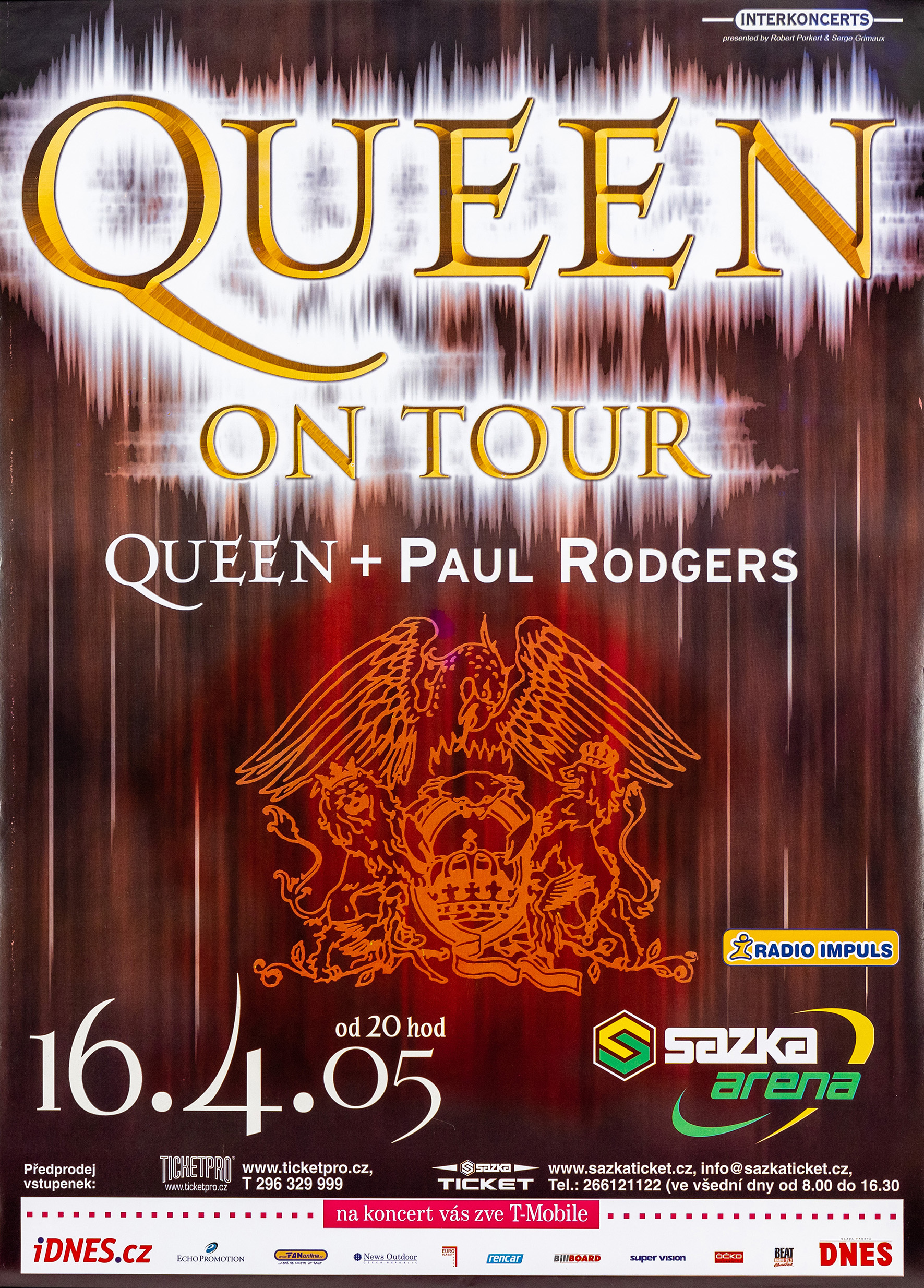 Queen + Paul Rodgers in Prague on 16.04.2005
