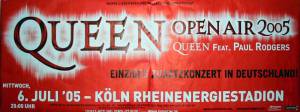 Poster - Queen + Paul Rodgers in Cologne on 06.07.2005