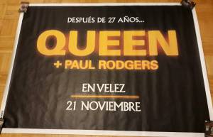 Poster - Queen + Paul Rodgers in Buenos Aires on 21.11.2008