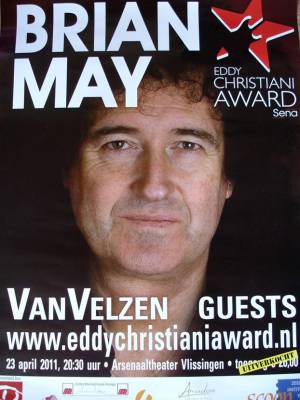 Poster - Brian May in Vlissingen on 23.04.2011