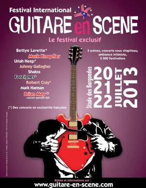 Poster - Brian May with Kerry Ellis in Saint-Julien-en-Genevois on 21.07.2013