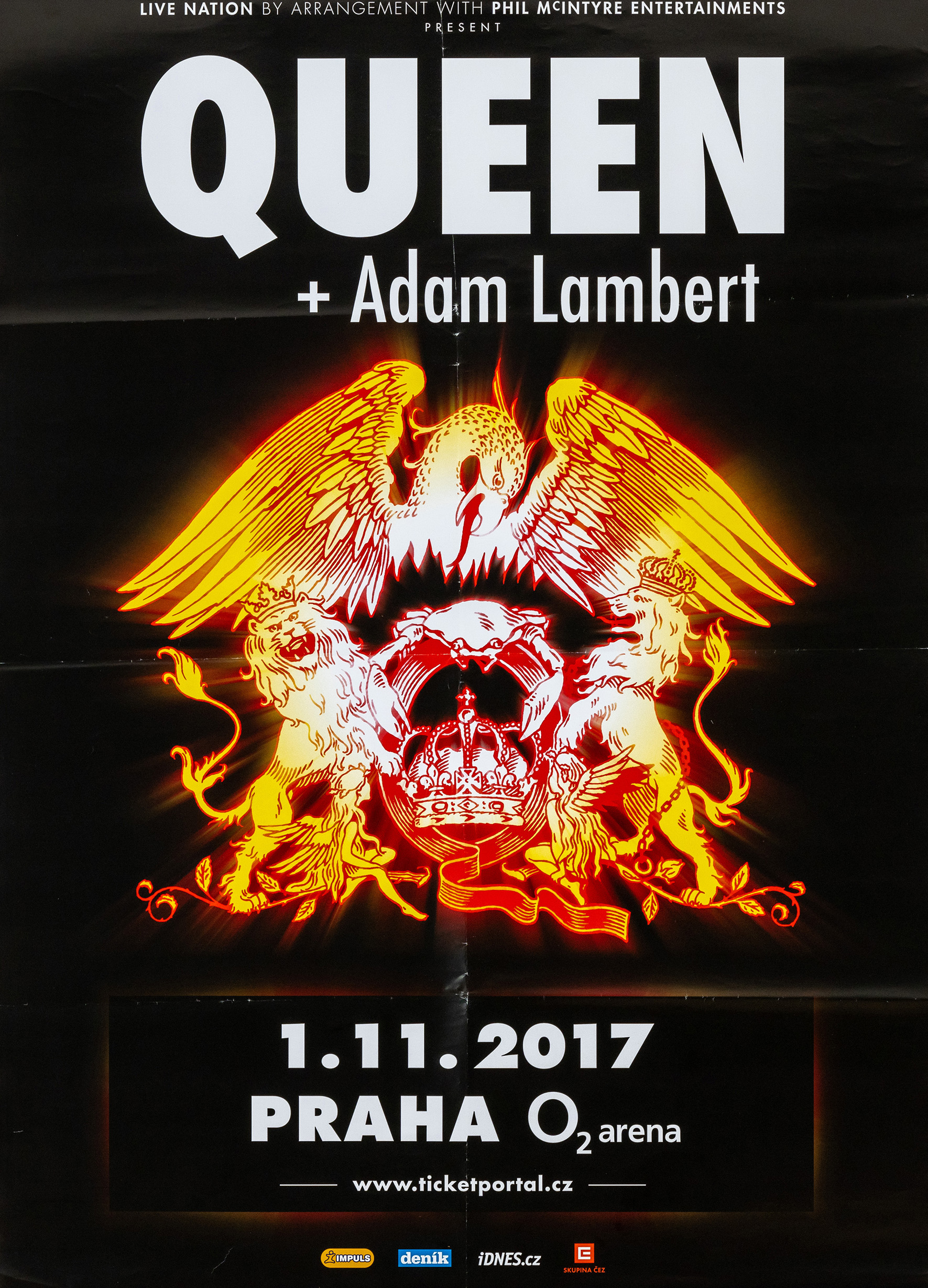 Queen + Adam Lambert in Prague on 01.11.2017
