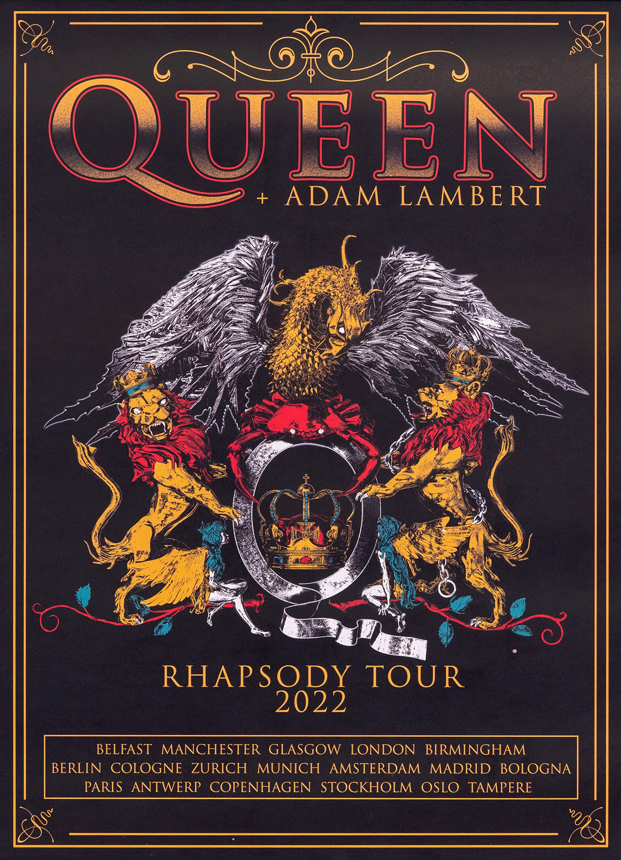 Queen + Adam Lambert on tour in 2022