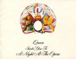 A Night At The Opera tour program (UK)