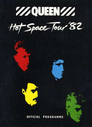Hot Space tour program (UK)