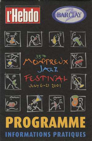 Montreux Jazz Festival program (7.7.2001)