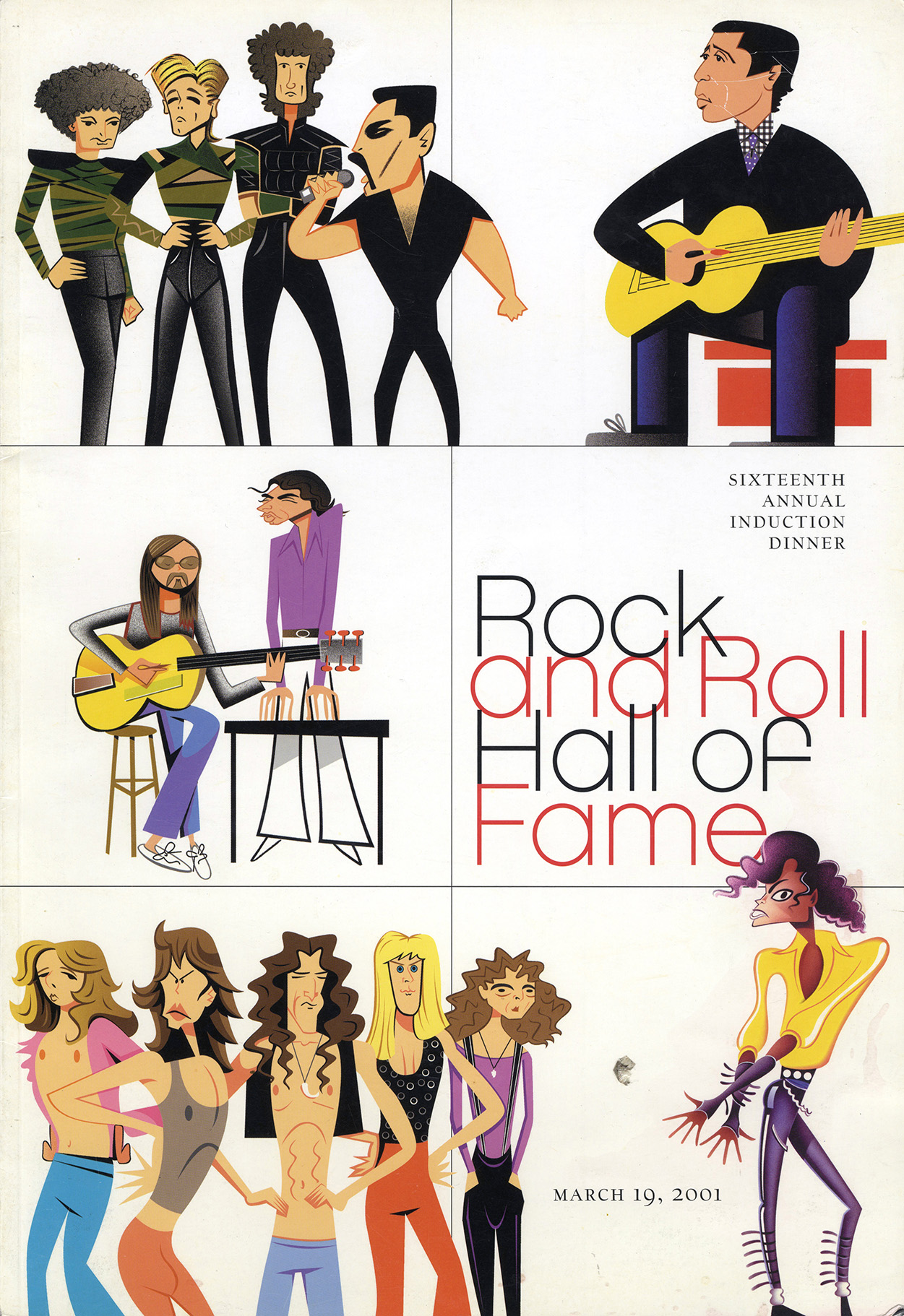 Rock'n'roll Hall Of Fame program (19.3.2001)