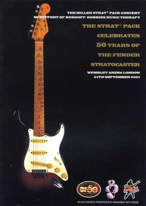 Brian at the Fender Stratocaster anniversary 2004