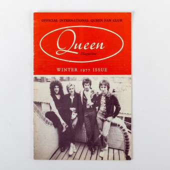 Queen - fan club newsletter winter 1977