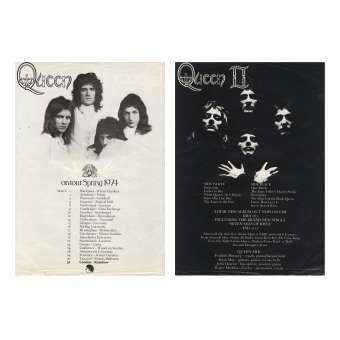 Queen - Queen II tour flyer