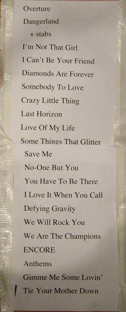 Setlist - Brian May - 19.05.2011 Southend, UK
