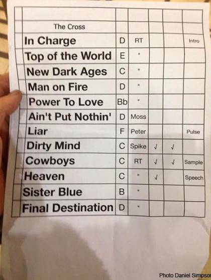 Setlist - The Cross - 07.12.2013 Guildford, UK - The Cross reunion