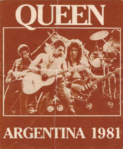 Ticket stub - Queen live at the Estadio José Amalfitani de Velez Sarsfield, Buenos Aires, Argentina [08.03.1981]