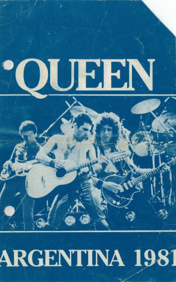 Ticket stub - Queen live at the Estadio José Amalfitani de Velez Sarsfield, Buenos Aires, Argentina [08.03.1981]