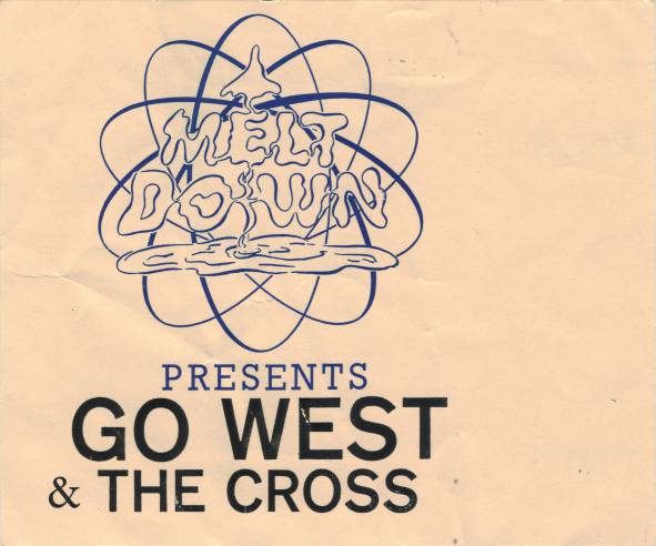 Ticket stub - The Cross in Thames TV Studios, London, UK (Meltdown) [06.11.1987]