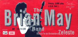 Ticket stub - Brian May live at the Zeleste, Barcelona, Spain [14.12.1993]