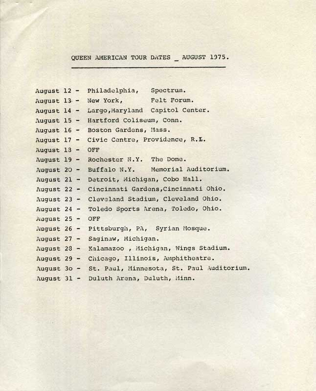 1975 official fan club newsletter
